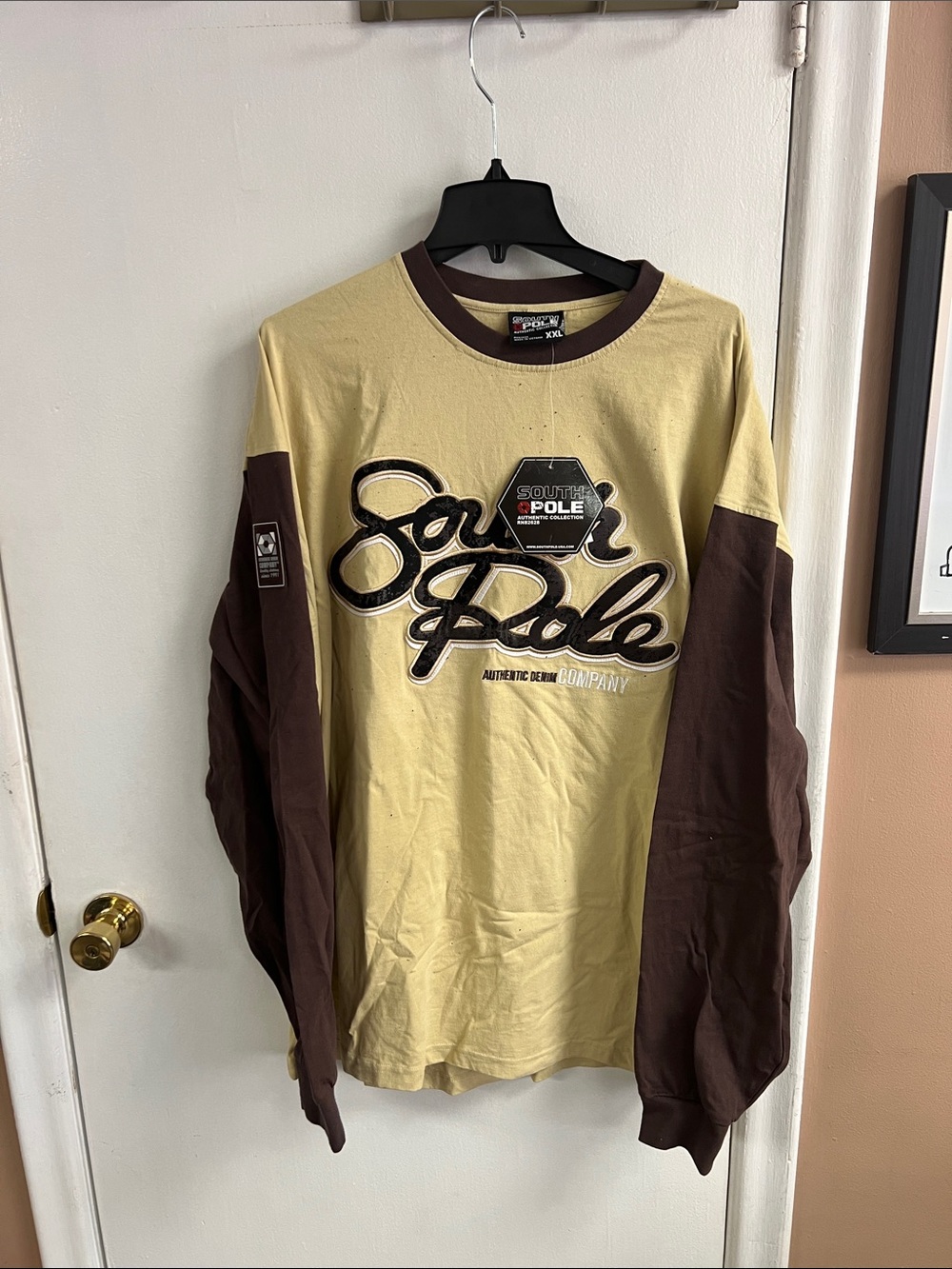 NWT Vintage South Pole Men’s 2XL XXL Sleeves Long-Sleeve Graphic Tee